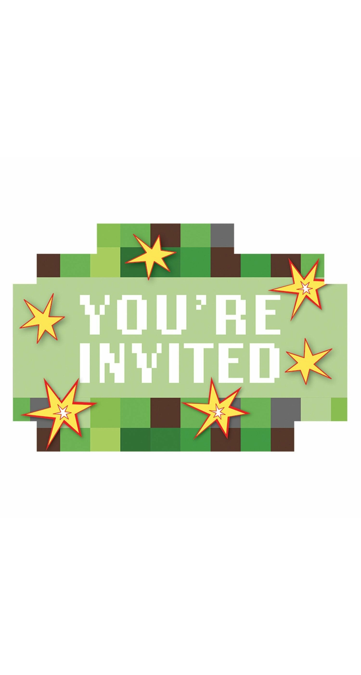 TNT Party! Invitations & Envelopes &  Stickers Paper (10.7x 15.8cm) - 8pk