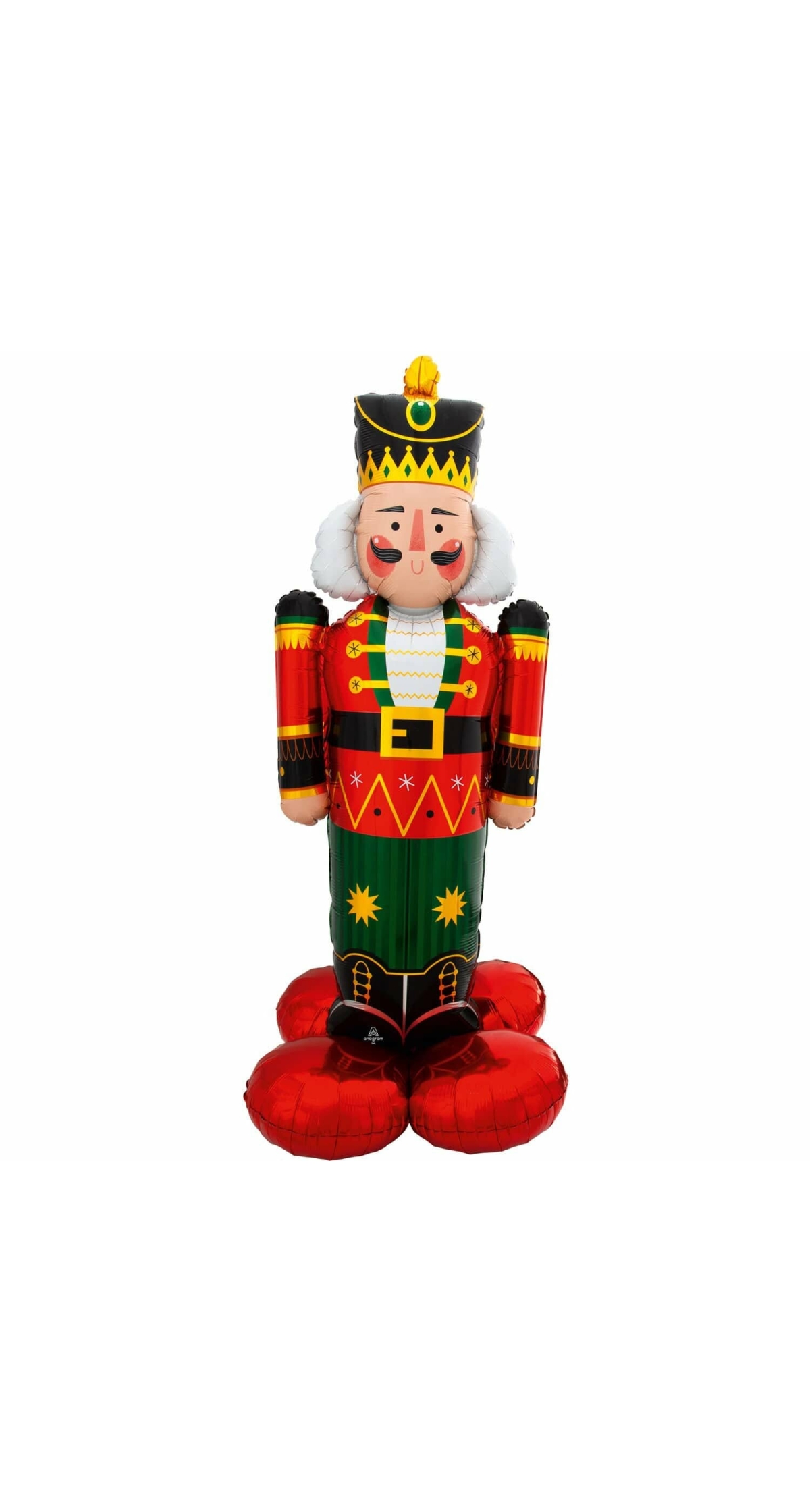 AirLoonz Nutcracker Foil Balloon 61 Inch - Air Fill Only