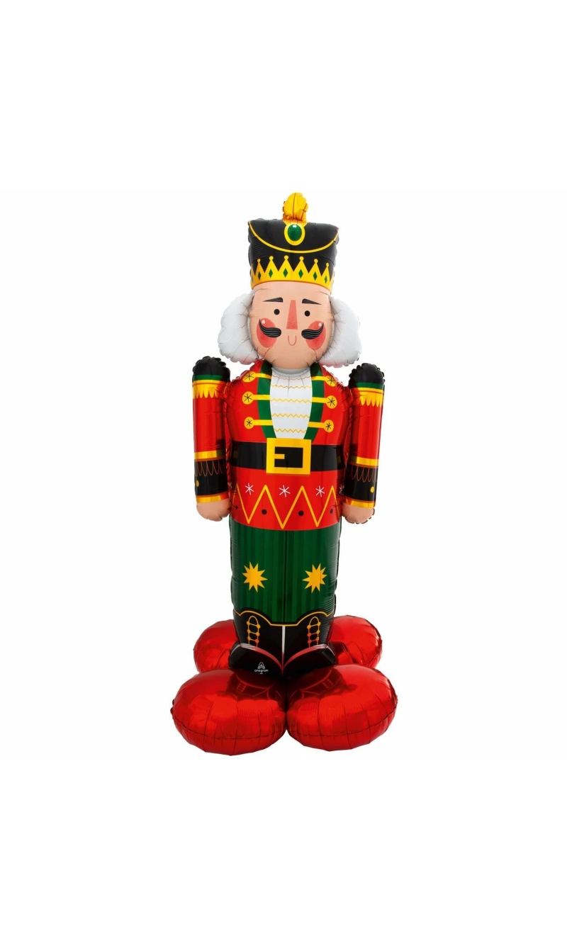 AirLoonz Nutcracker Foil Balloon 61 Inch - Air Fill Only