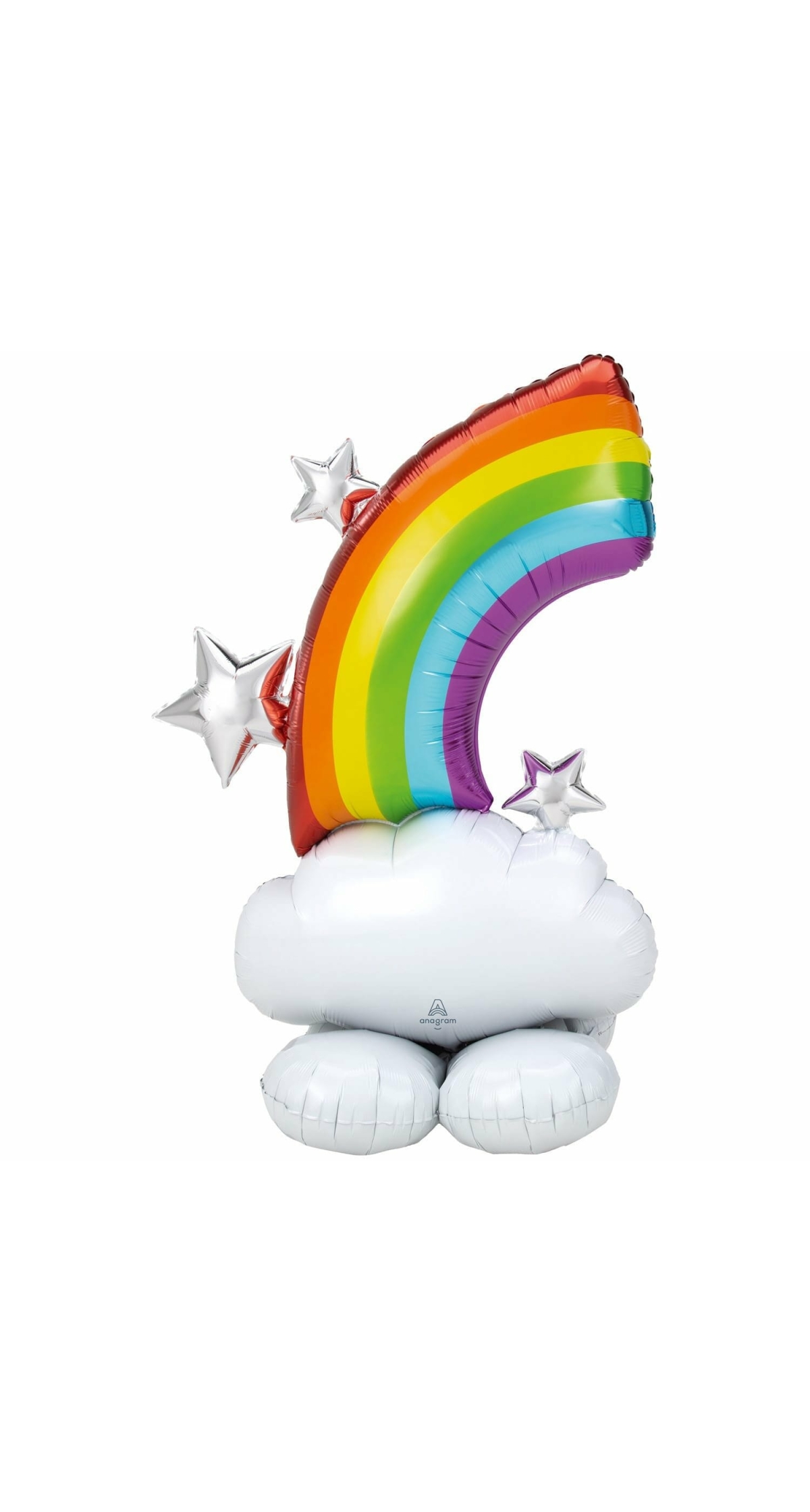 AirLoonz Rainbow Foil Balloon 52 Inch - Air Fill Only