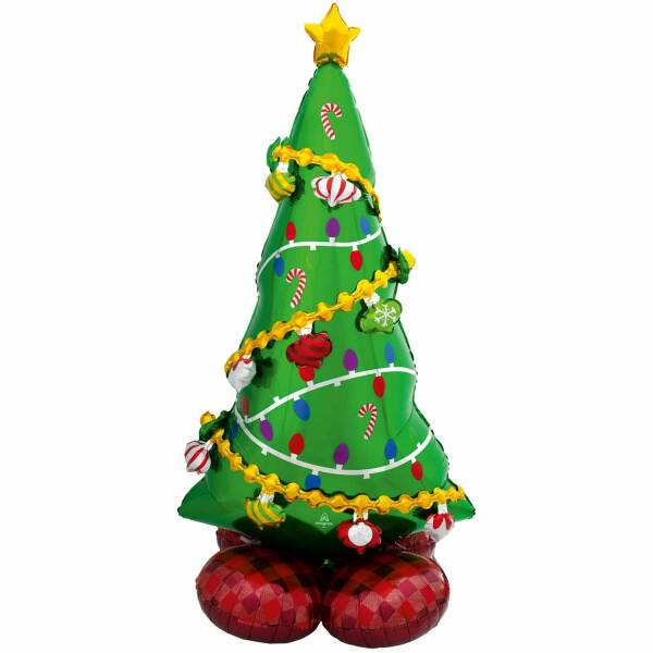 AirLoonz Christmas Tree Foil Balloon 53 Inch - Air Fill Only
