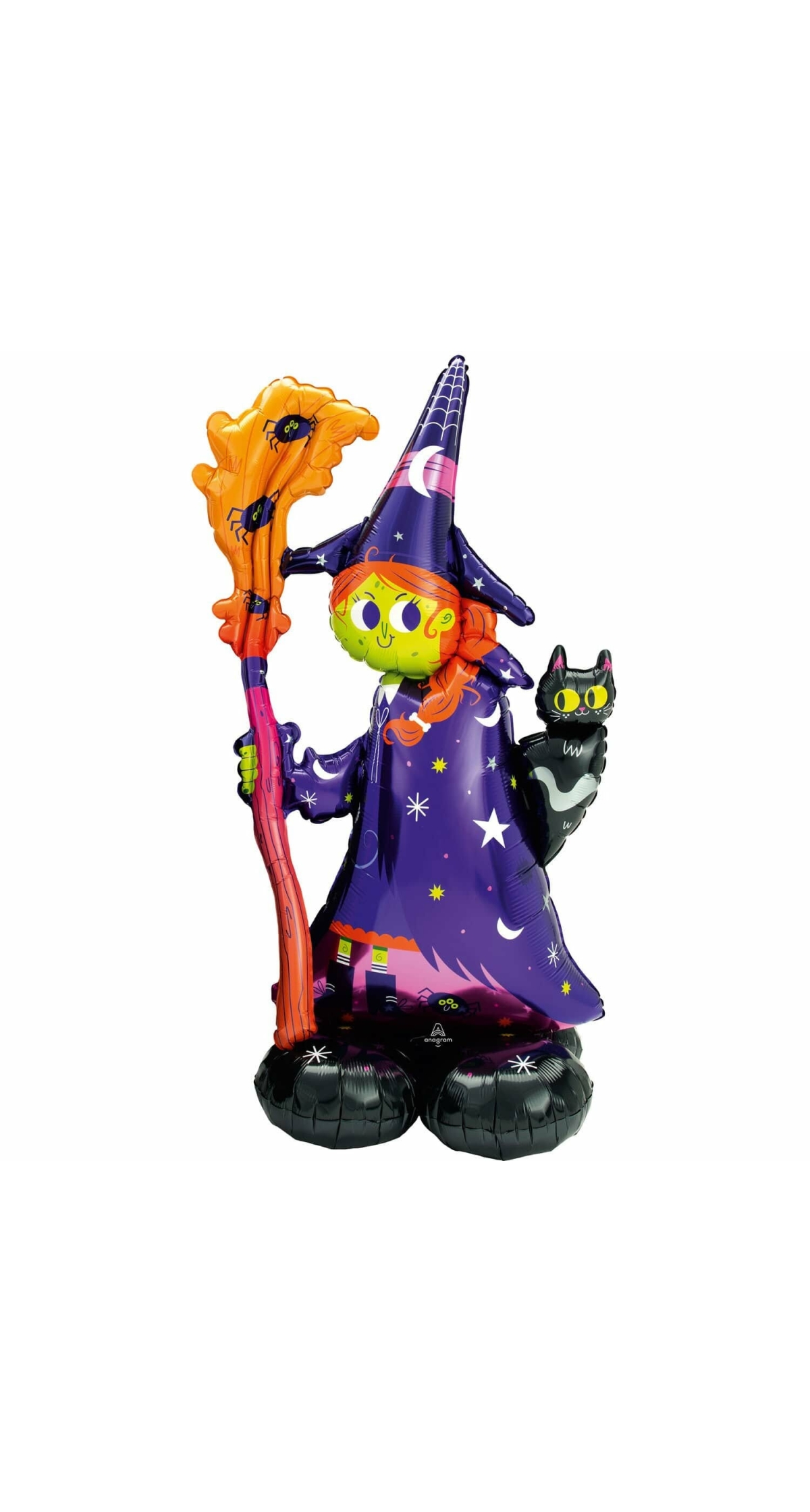 AirLoonz Scary Witch Foil Balloon 55 Inch - Air Fill Only