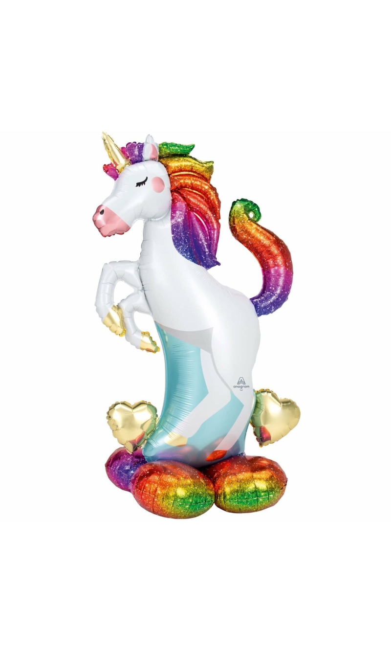 AirLoonz Unicorn Foil Balloon 55 Inch - Air Fill Only