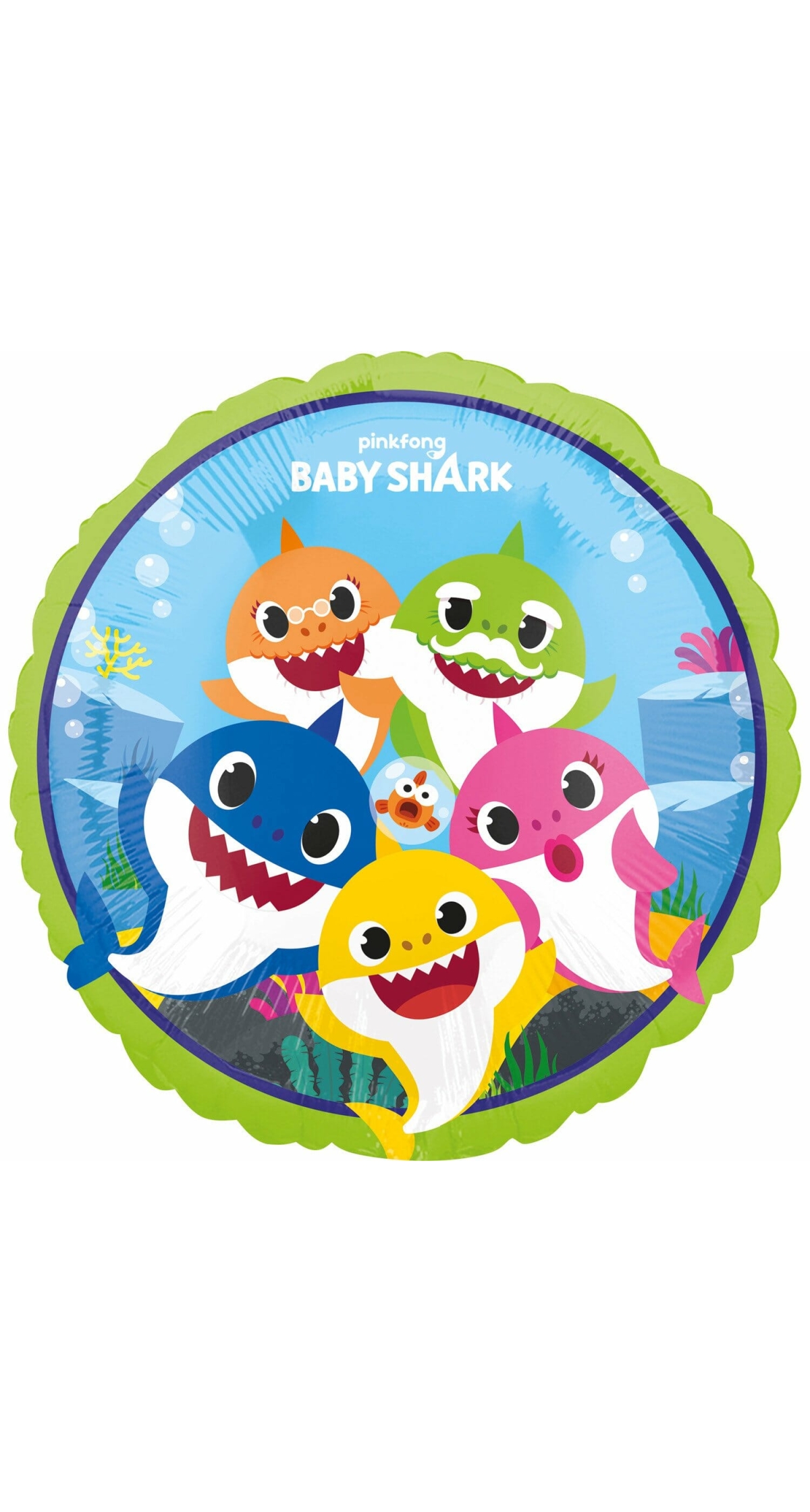 Baby Shark Round Foil Balloon - 43cm