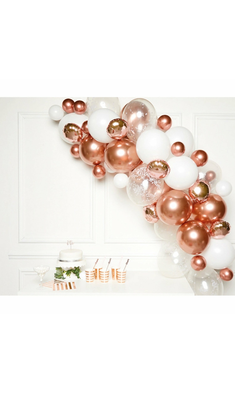 Balloon Garland Rose Gold