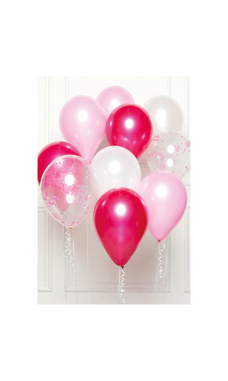 Balloon Bouquet Pink - 10pk