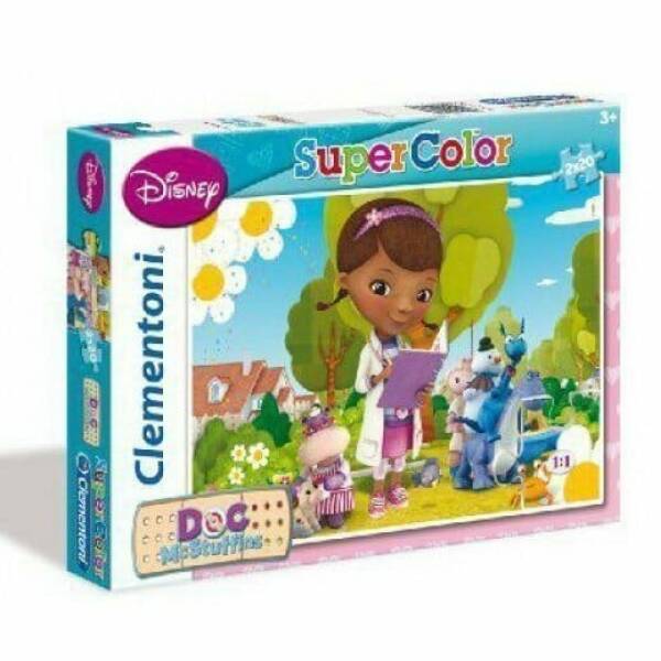 Doc McStuffins Super Colour Puzzle 26.8cm x 18cm - 40pcs