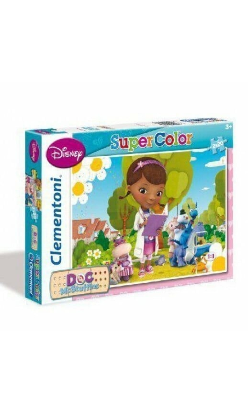 Doc McStuffins Super Colour Puzzle 26.8cm x 18cm - 40pcs