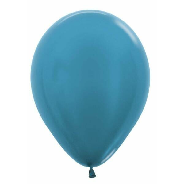 Metallic - Caribbean Blue 12" Balloon