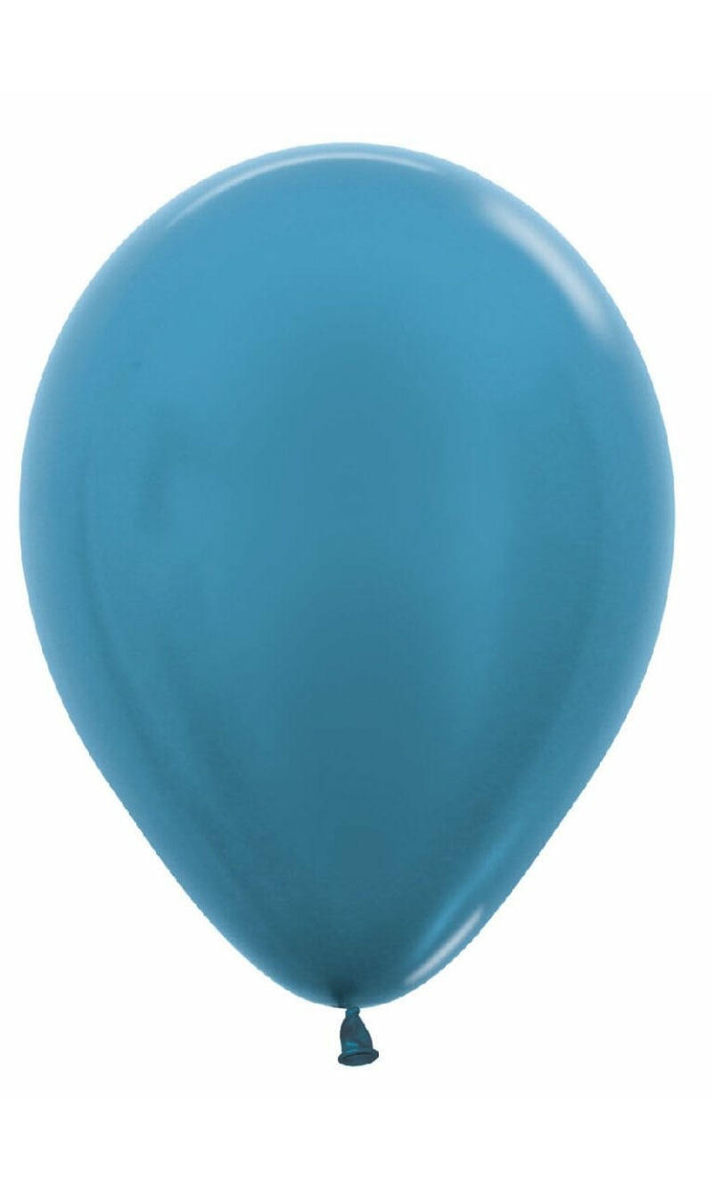 Metallic - Caribbean Blue 12" Balloon