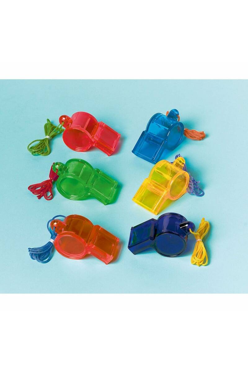 Party Favors Sport Whistles - 12pk
