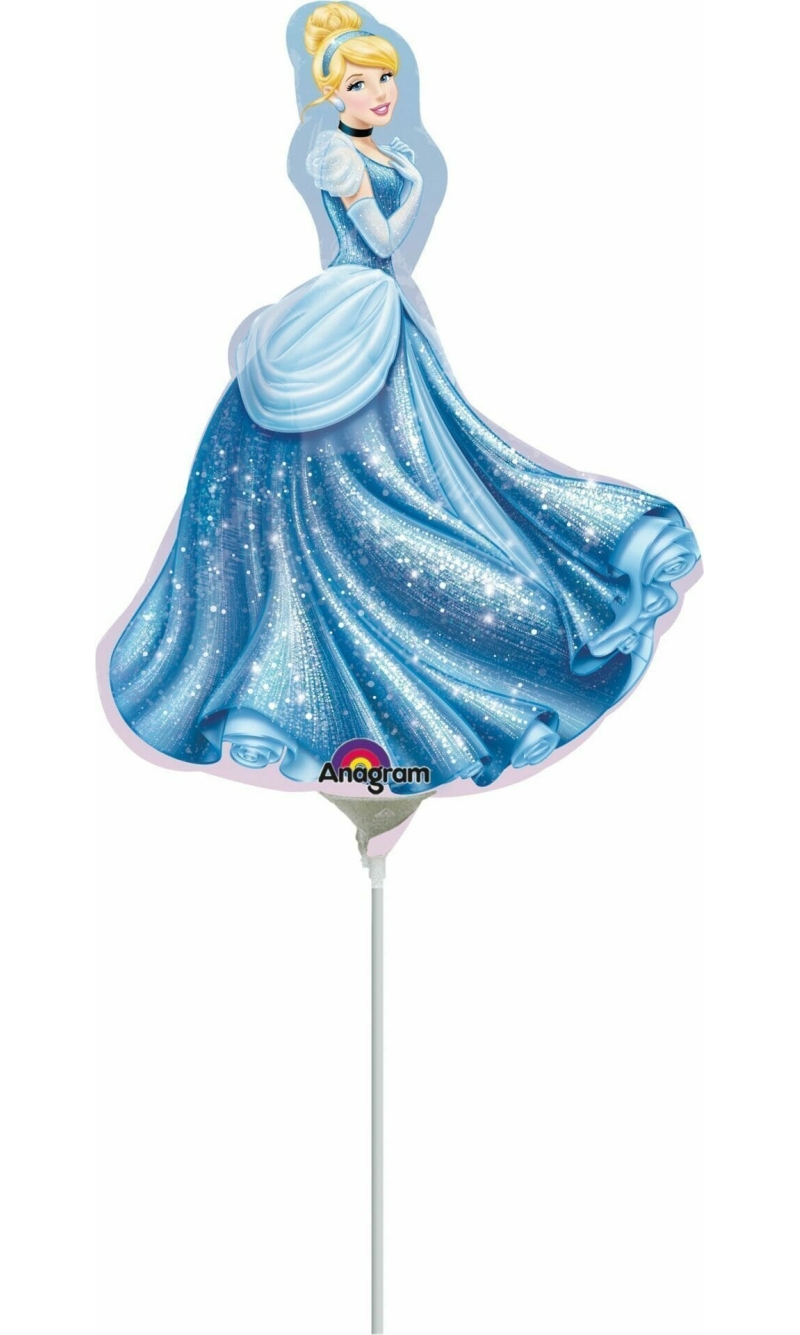 Princess Cinderella Mini Shape Foil Balloon 9"