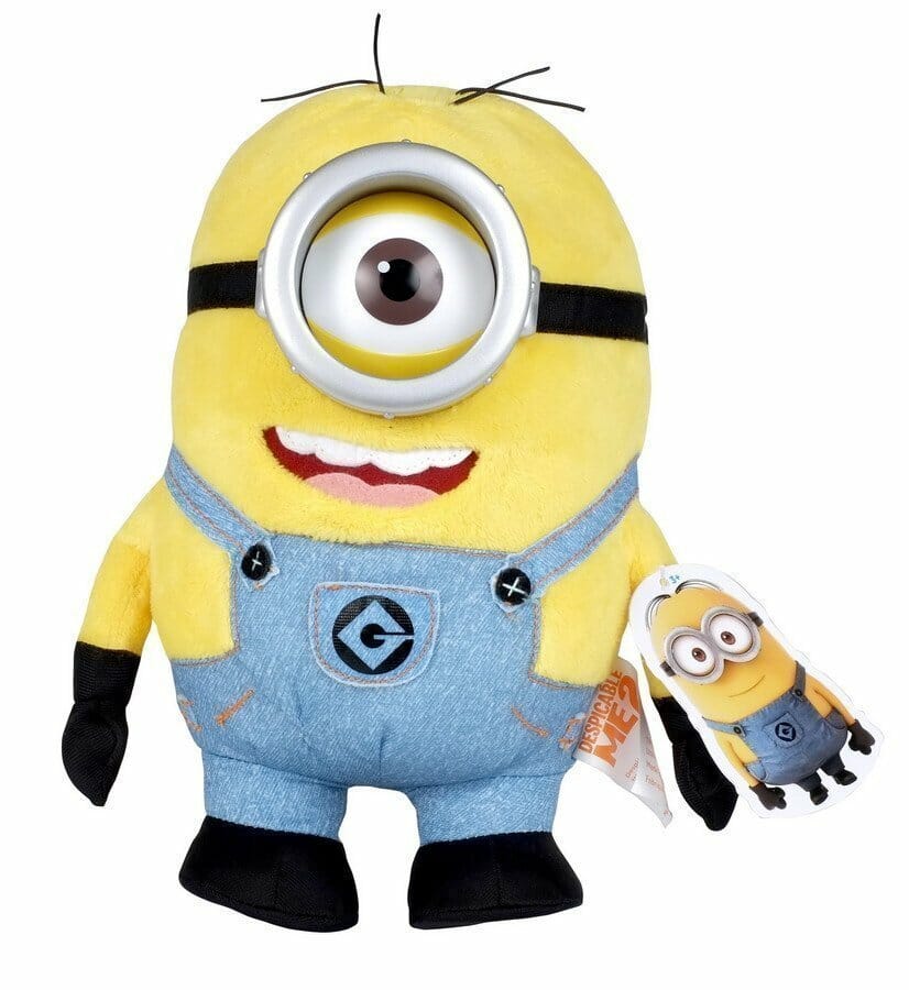 Despicable Me 2 Minion Stuart Plush Toy - 21cm x 25cm