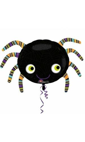 Halloween Cute Spider SuperShape Foil Balloon - 20" x 32" (51cm x 81cm)