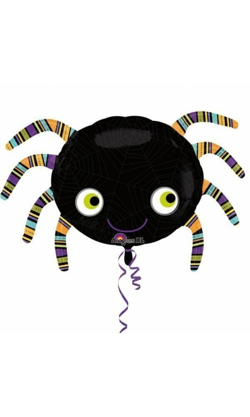 Halloween Cute Spider SuperShape Foil Balloon - 20" x 32" (51cm x 81cm)