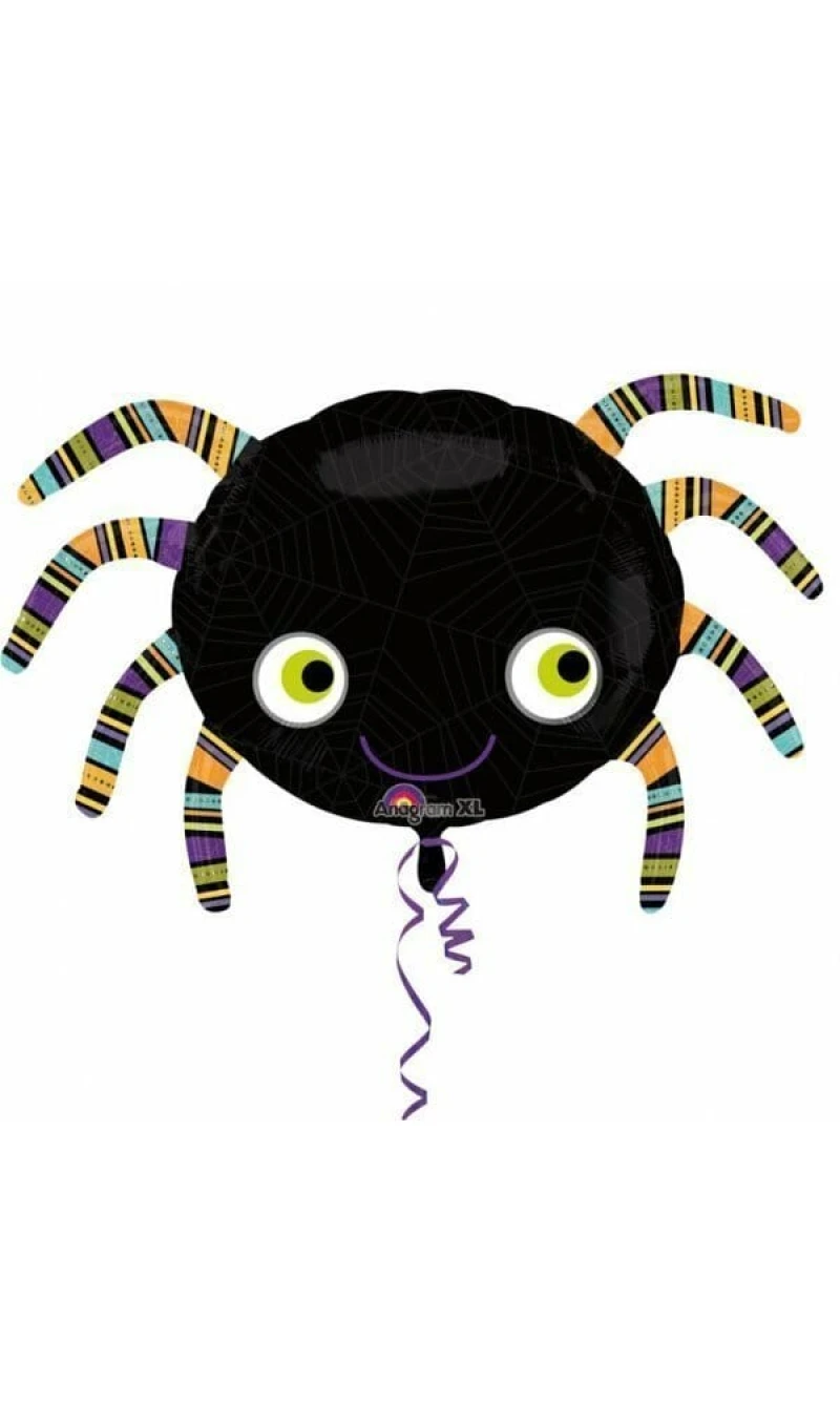 Halloween Cute Spider SuperShape Foil Balloon - 20" x 32" (51cm x 81cm)