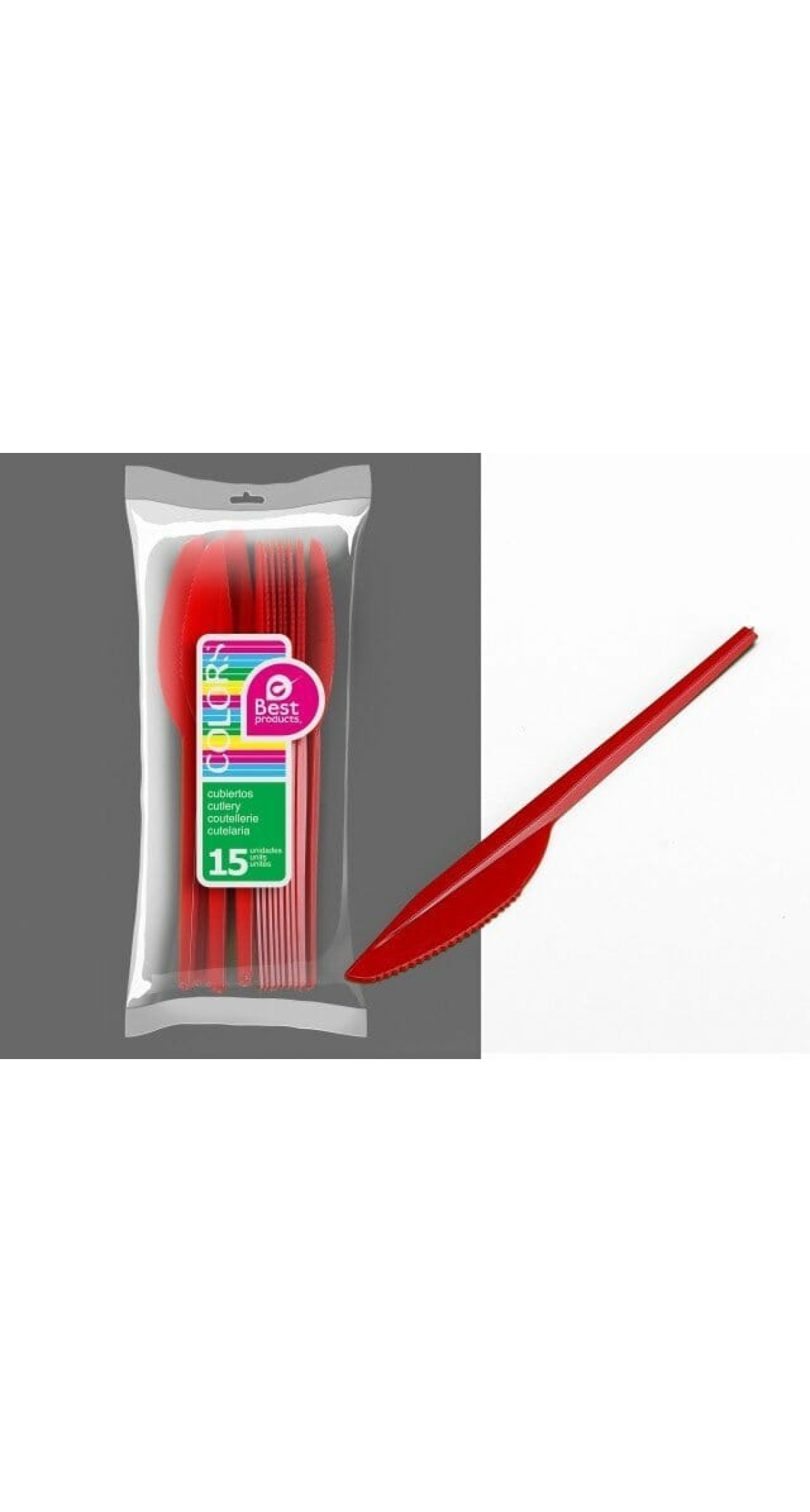 Red Large Knife - 15pk