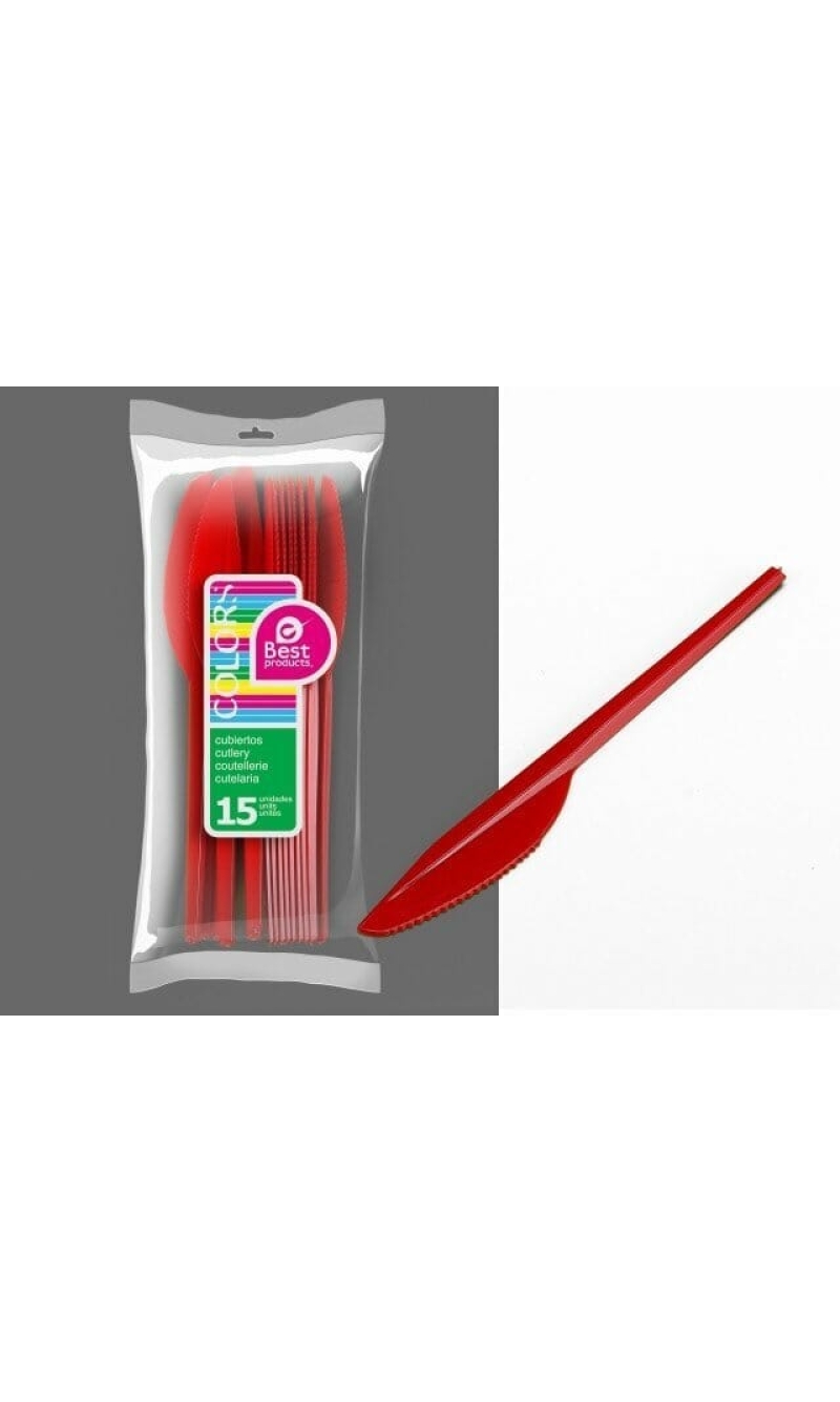 Red Large Knife - 15pk
