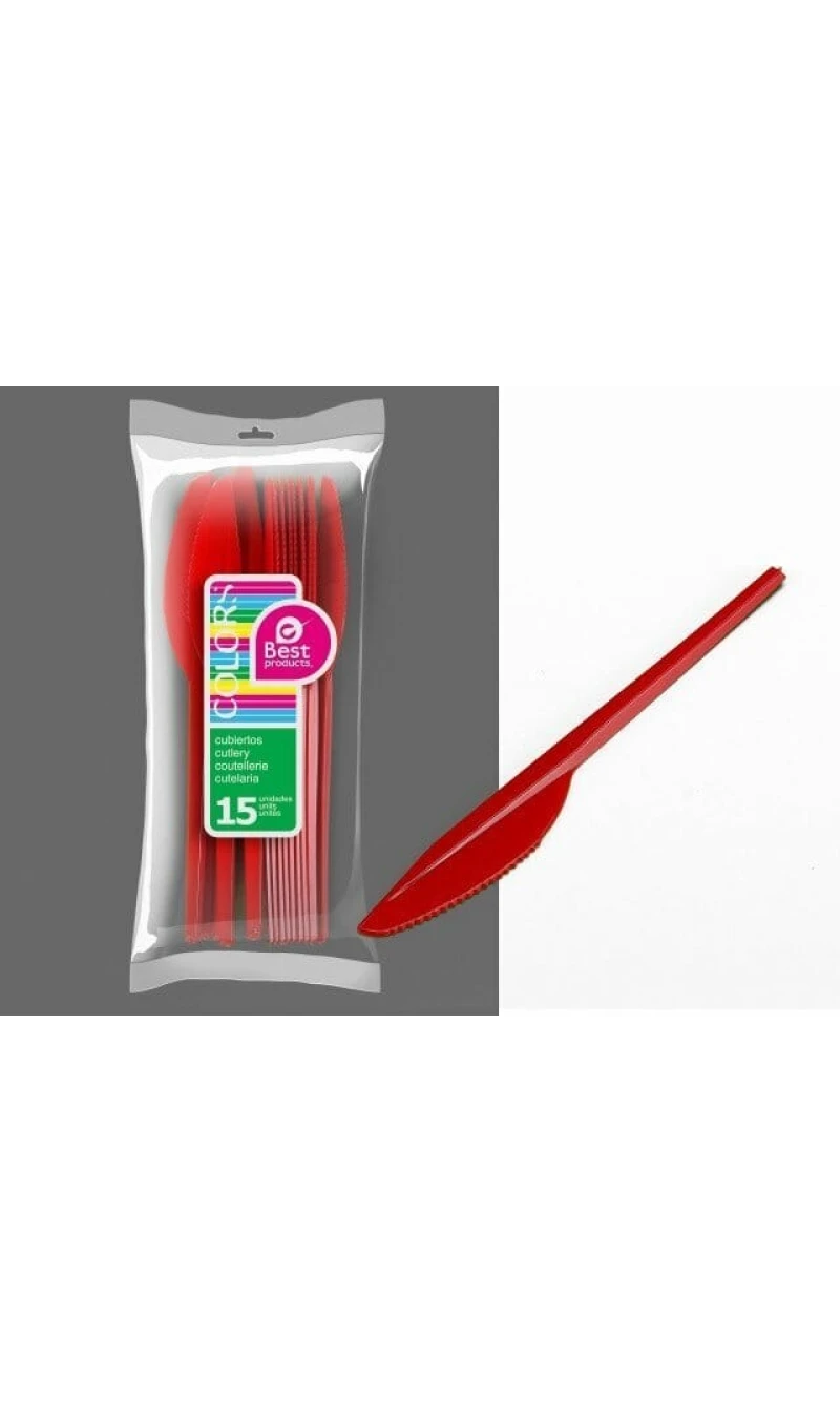 Red Large Knife - 15pk