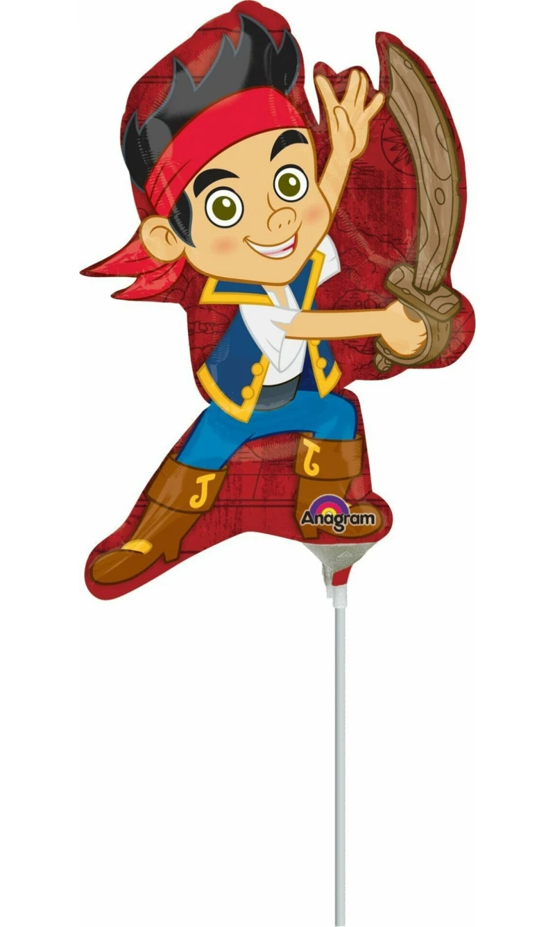 Jake & the Neverlands Pirates Mini Shape Foil Balloons 9"