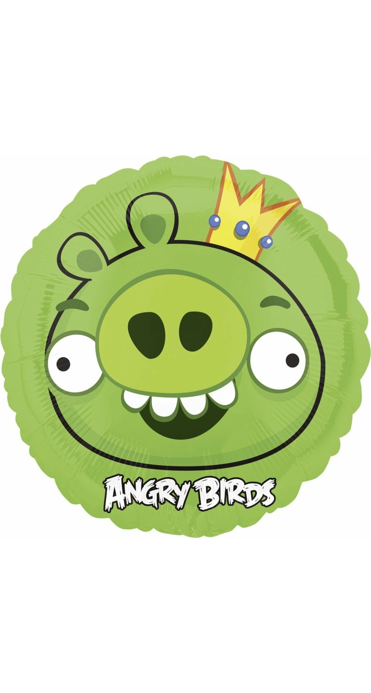 Angry Birds King Pig Round Foil Balloon 18''