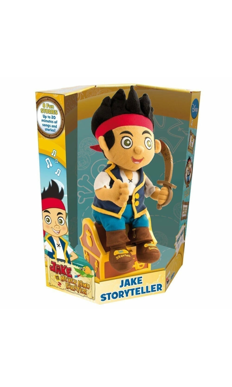 Jake And The Never Land Pirates Jake Dancing Storyteller Plush with 8 Fun Stories & Songs