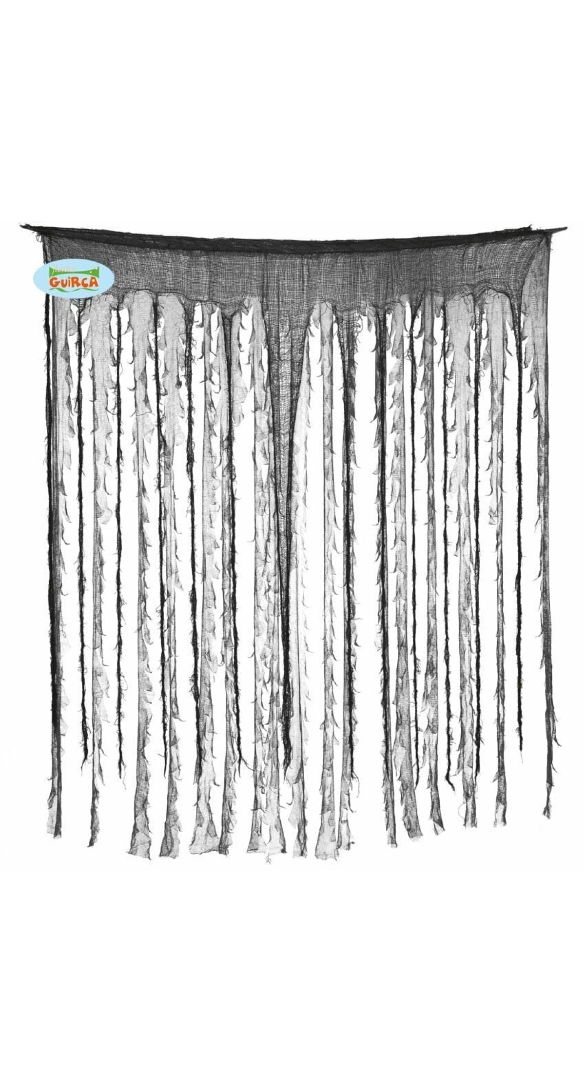 Halloween Black & Grey Curtain - 150cm x 190cm