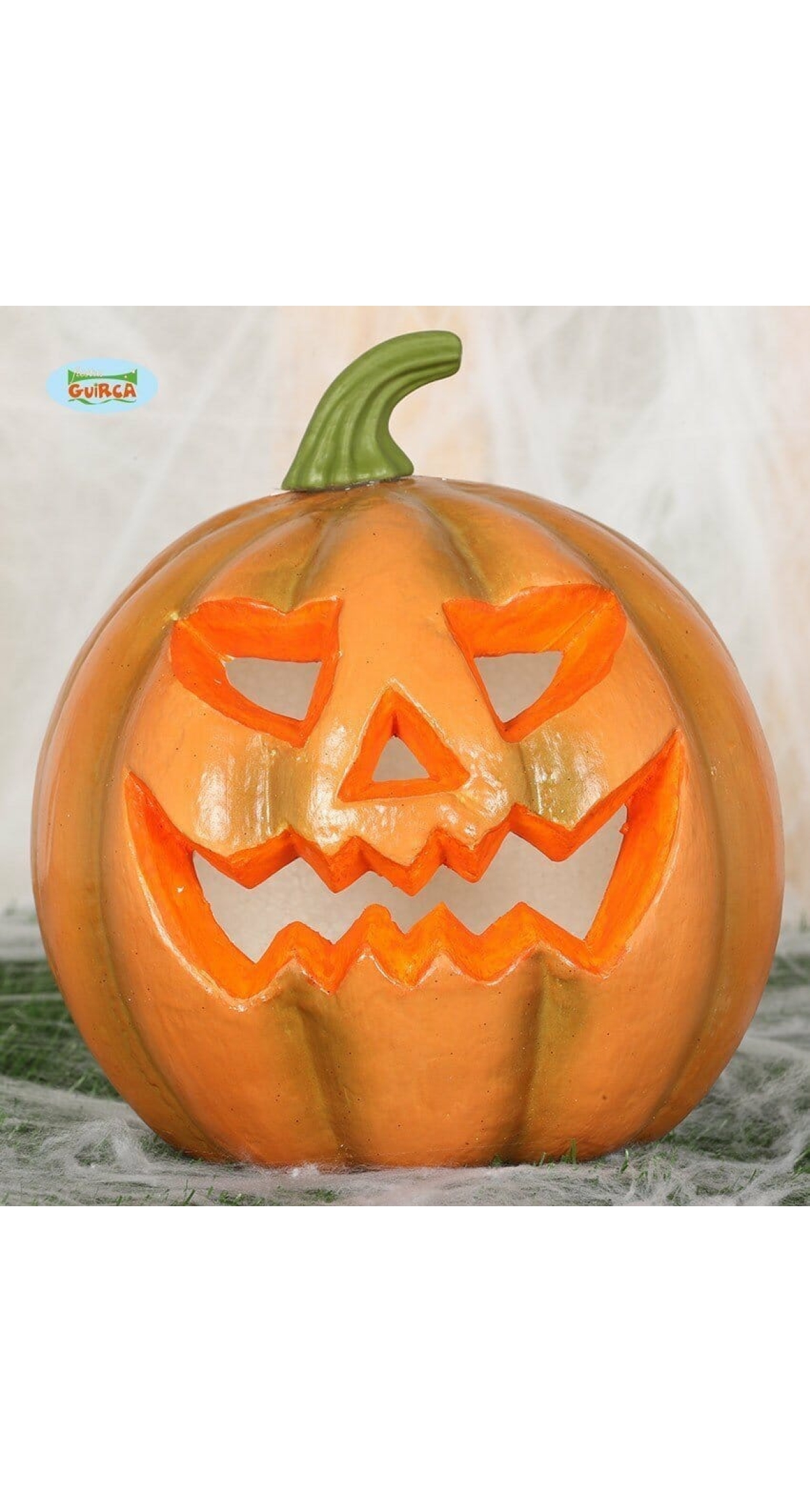 Halloween Foam Pumpkin With Light - 24cm