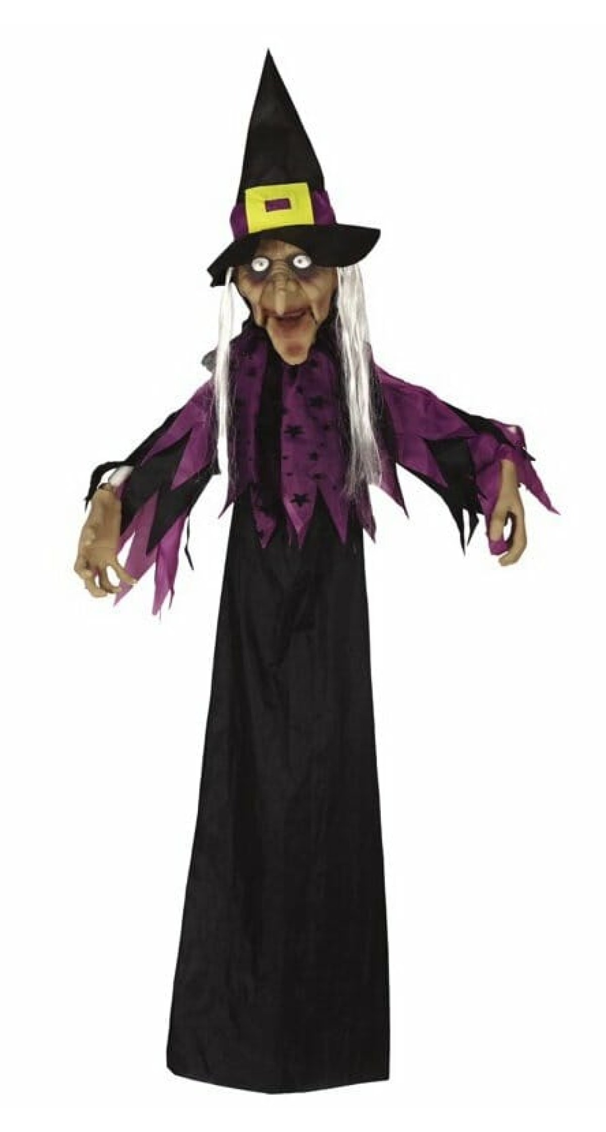Witch Hanging Sceleton With Light, Sound & Movement - 150cm
