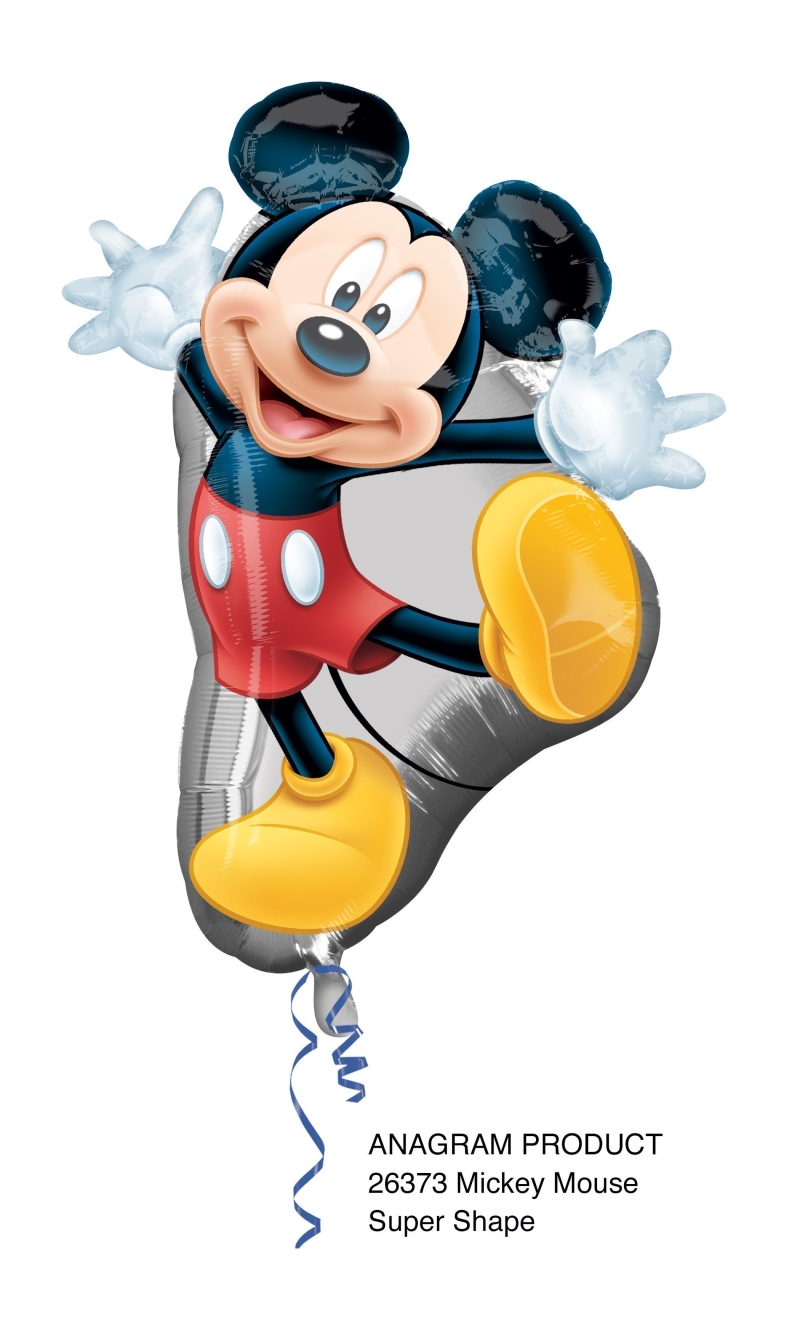 Mickey Mouse Super Shape Foil Balloon 22" x 31" (55cm x 78cm)