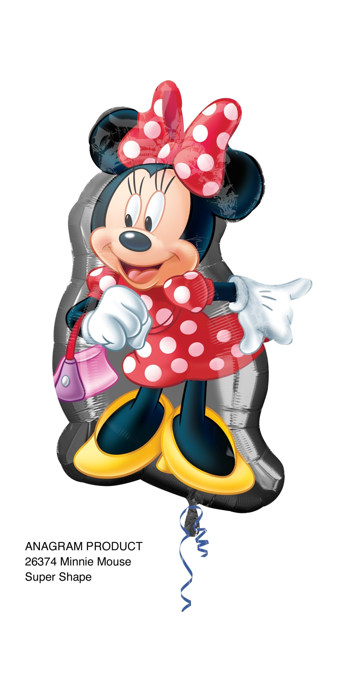 Minnie Mouse Super Shape Foil Balloon 19" x 32" (48cm x 81cm)