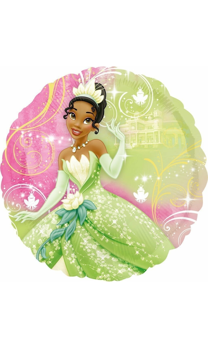 Princess Tiana Round Foil Balloon 17"