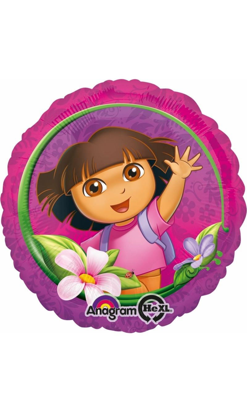 Dora the Explorer Round Foil Balloon 17"