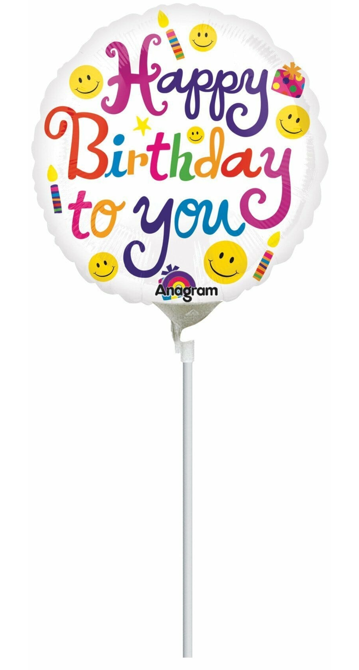 Happy Birthday to You Mini Foil Balloon 9"