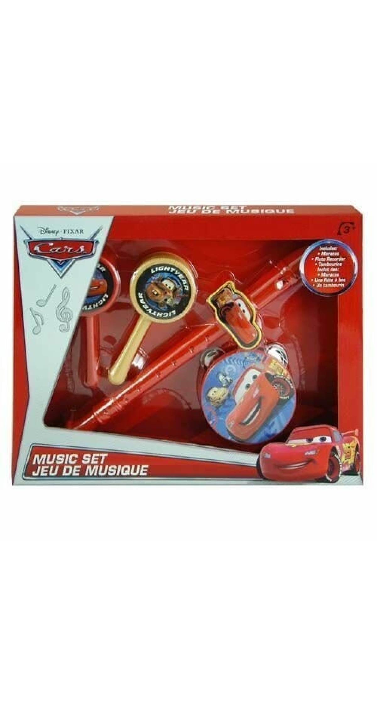 Cars Music Boxed Set with Flute, Maracas & Tamborine