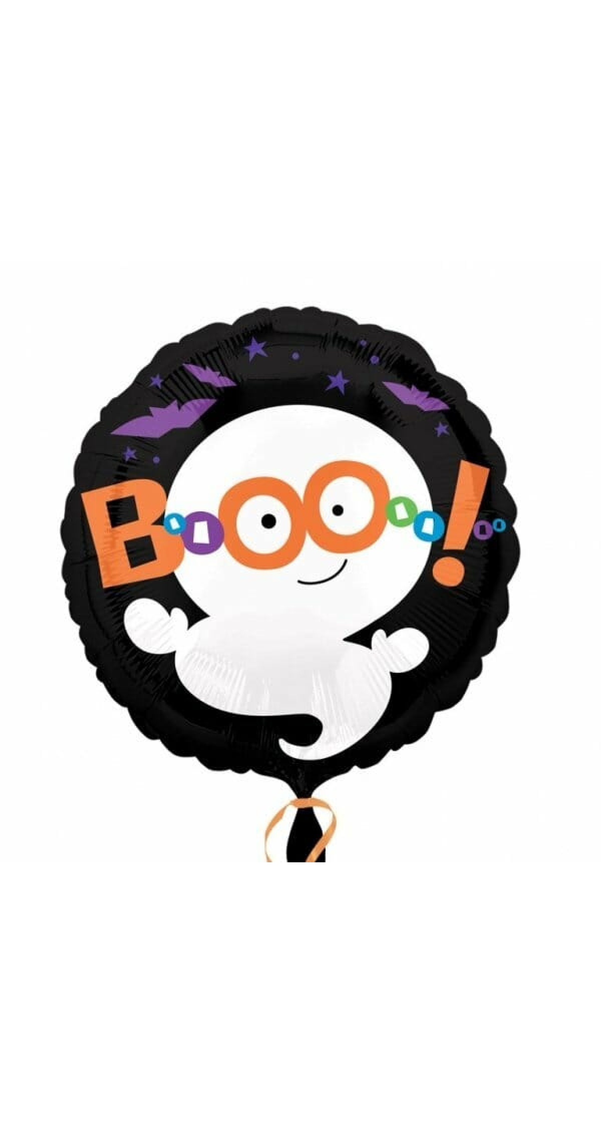Halloween Boo Ghost Color Blast Foil Balloon - 21" (53cm)