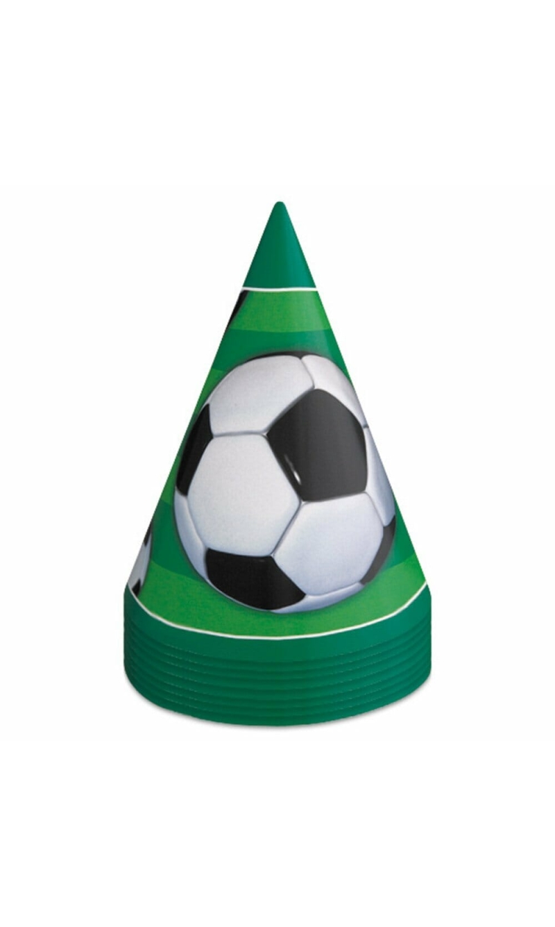 Football Party Hats - 8pk