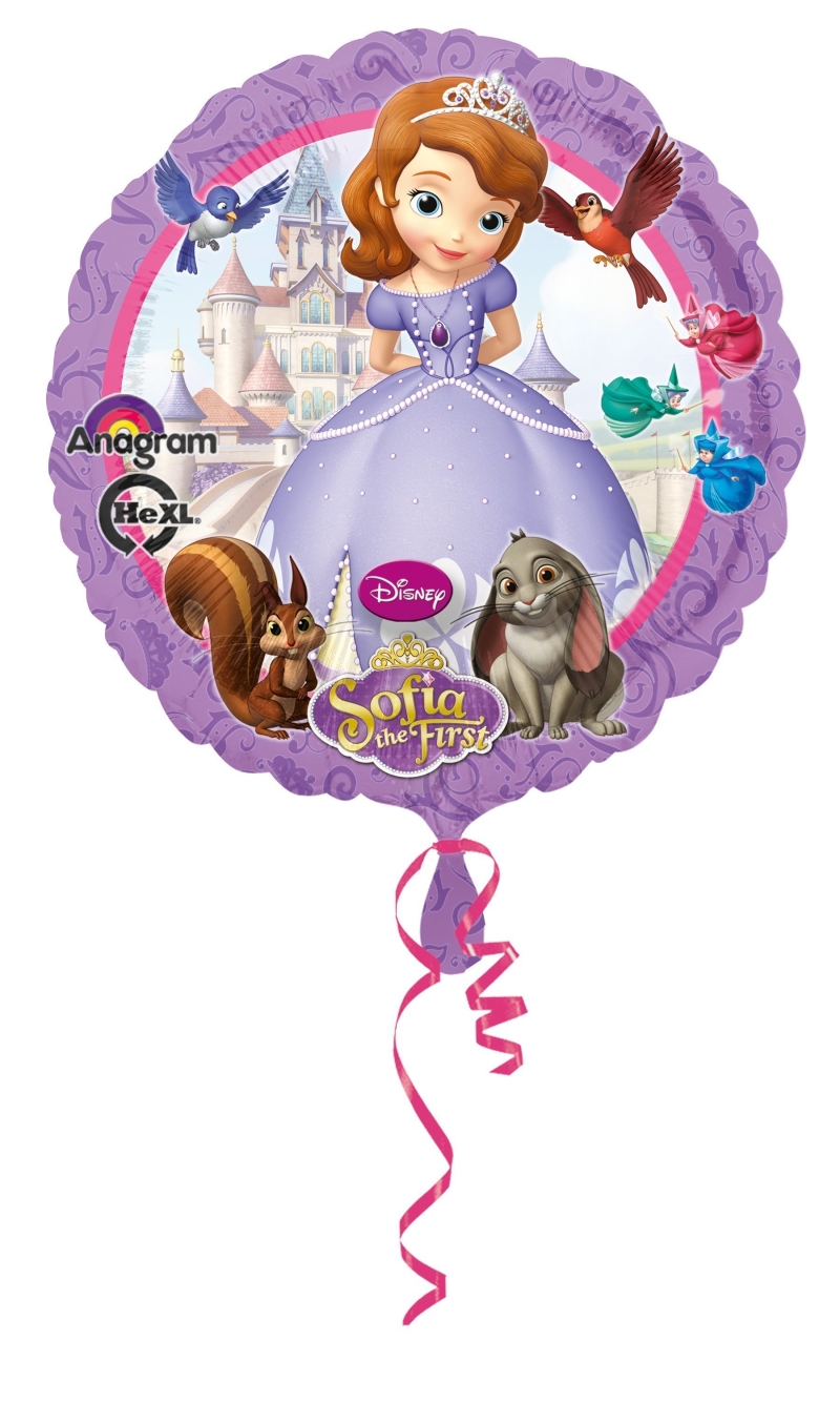 Sofia the First Round Foil Balloon 17"
