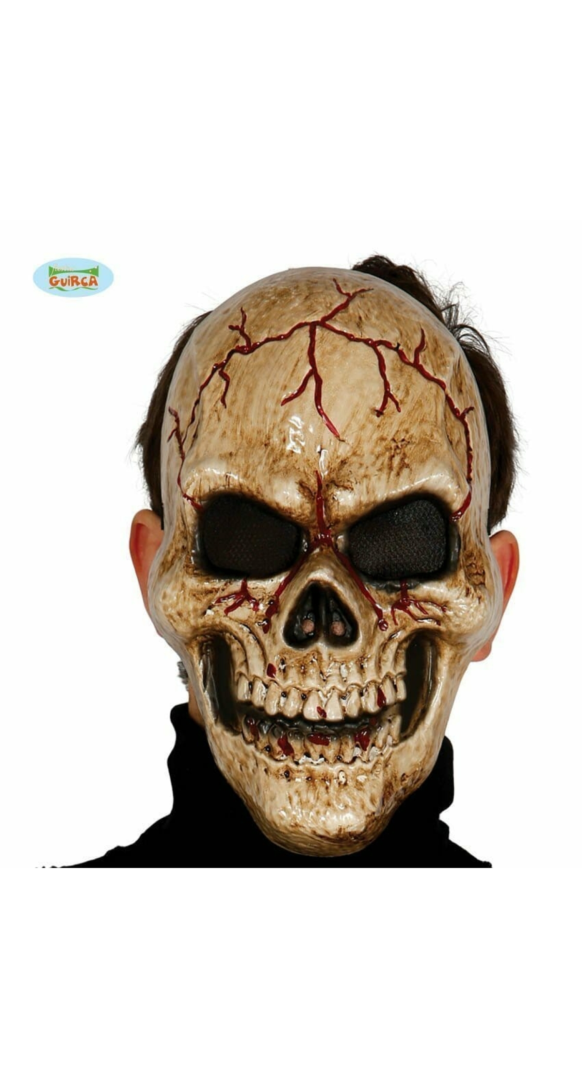 Dark Skull Mask (Careta Calavera De Las Tinieblas) - Adult One Size