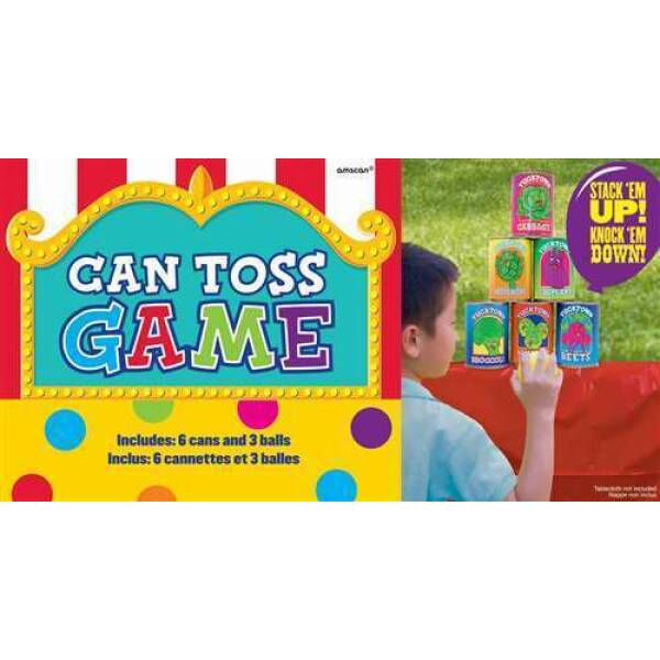 Can Toss Game Stack 'Em Up Knock 'Em Down - 9pcs