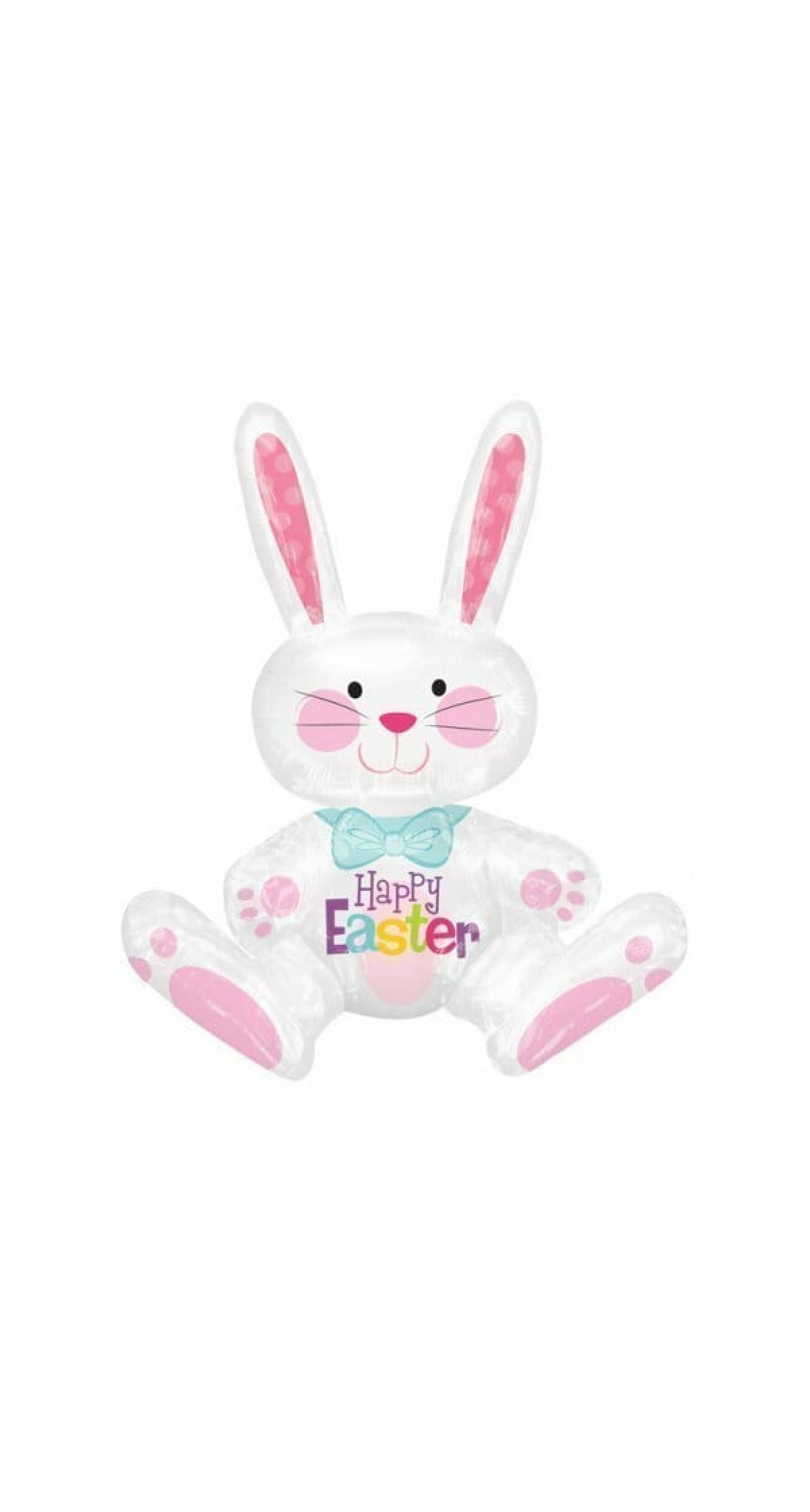 Easter Sitting Bunny Multi Foil Balloon - 38cm x 60cm