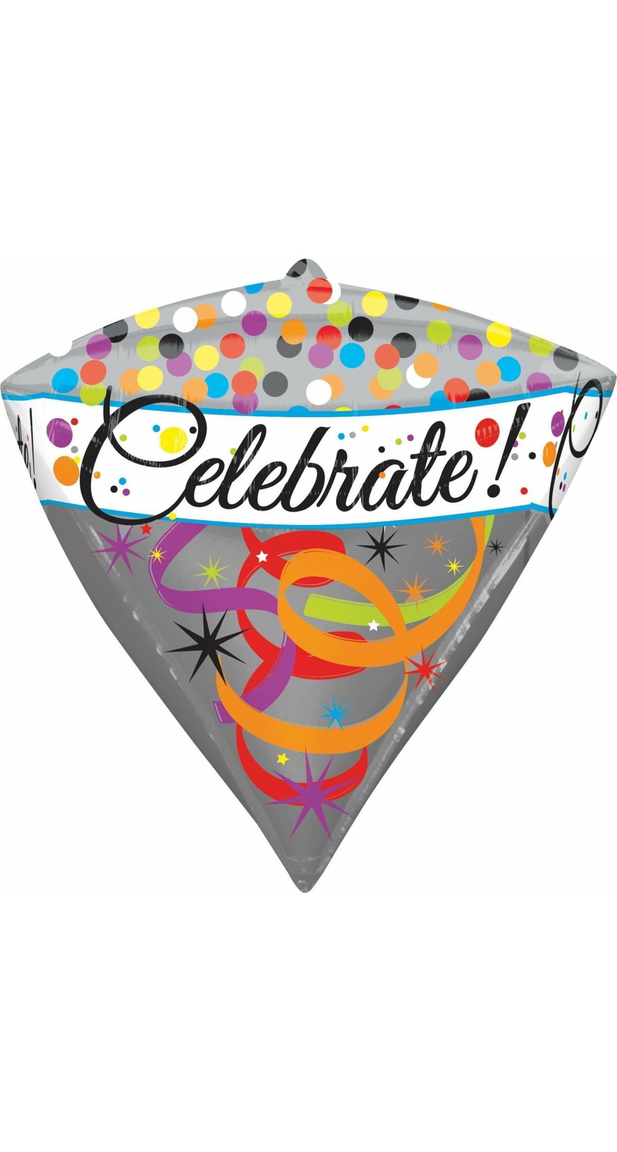 Celebrate Diamondz Foil Balloon 15" x 18" (38cm x 45cm)