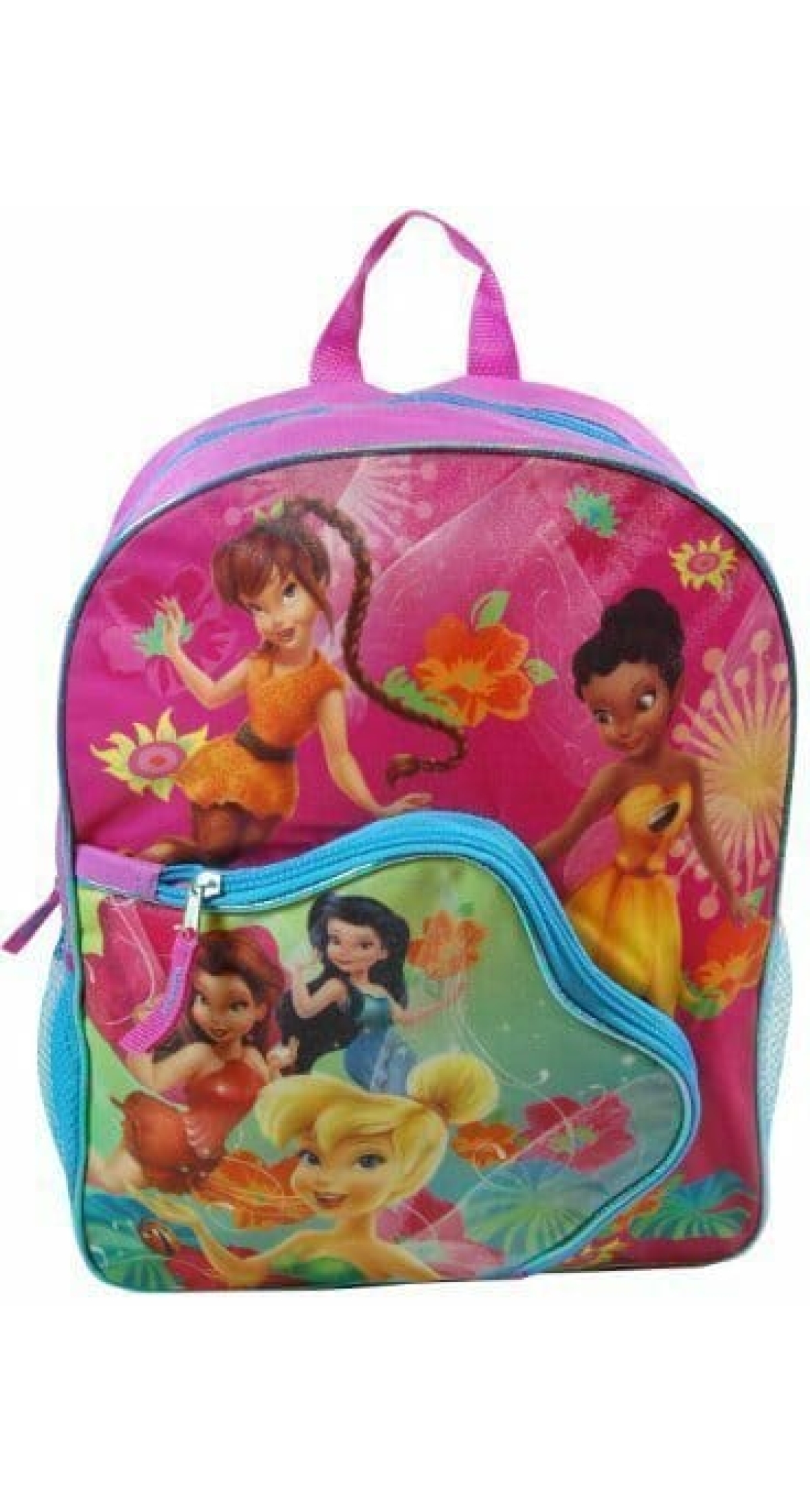 Tinkerbell & Fairies Assorted Colours Backpack - 40cm x 35cm
