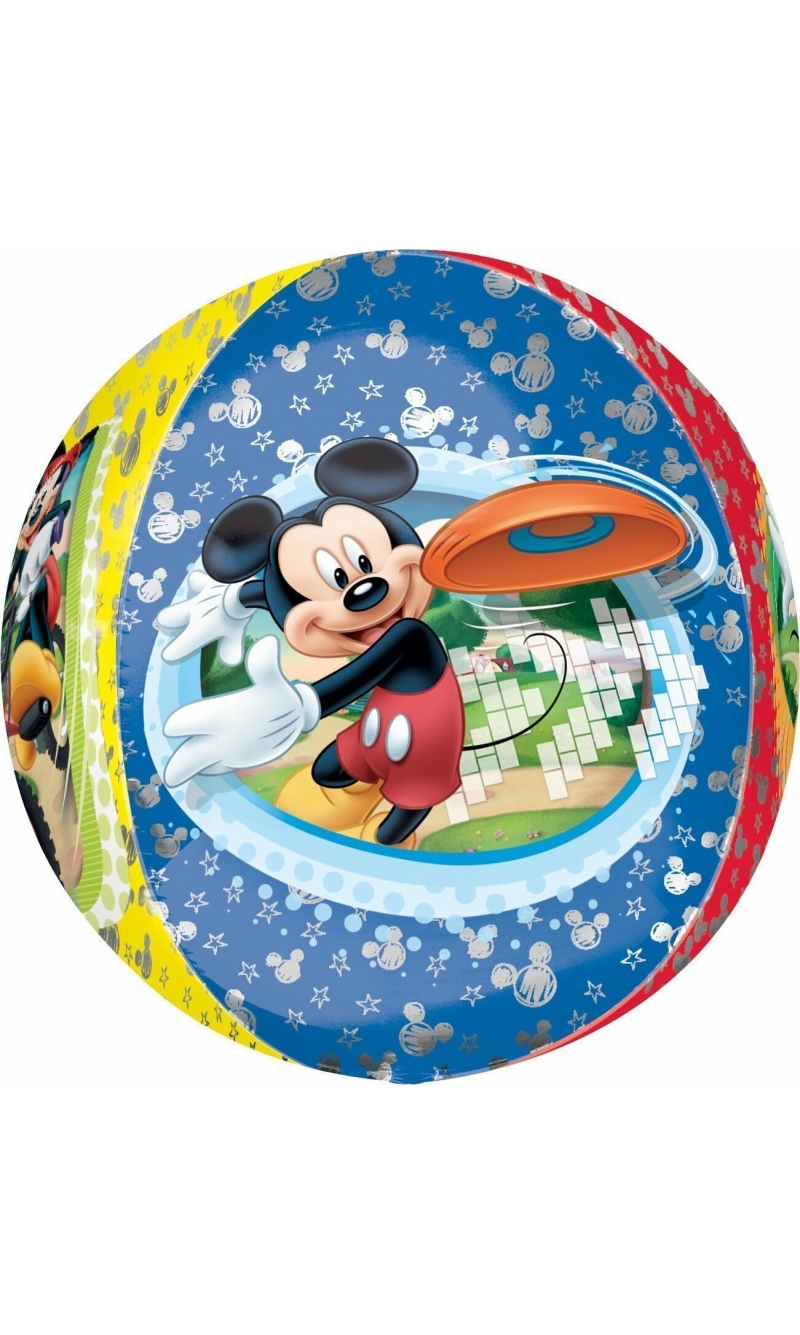Mickey Mouse Orbz Round Foil Balloon 17" x 18" (43cm x 45cm)