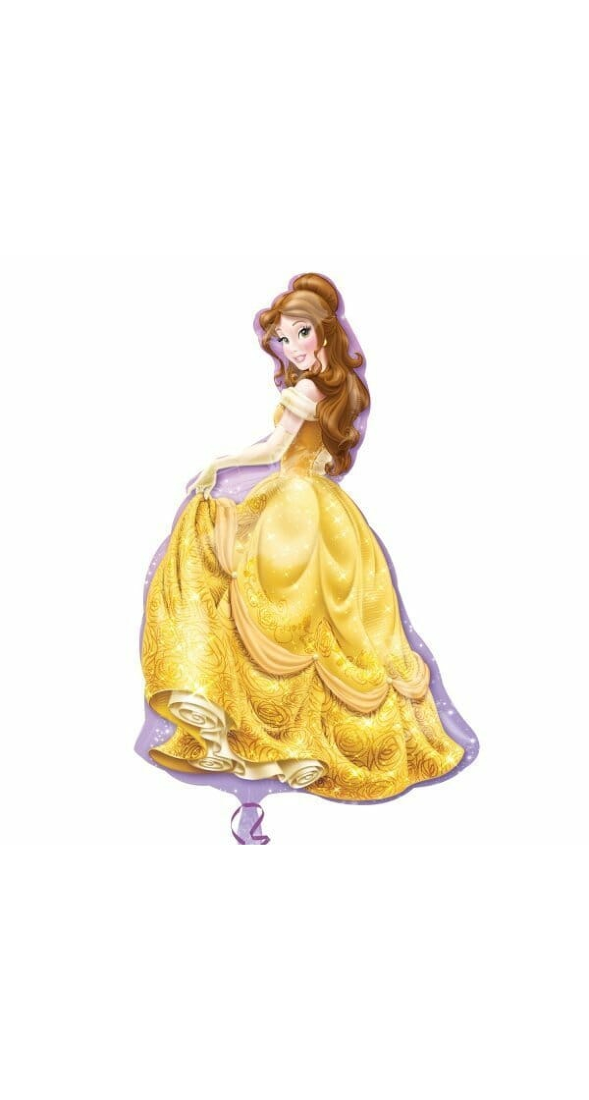 Princess Belle Super Shape Foil Balloon 24" x 39" (60cm x 99cm)