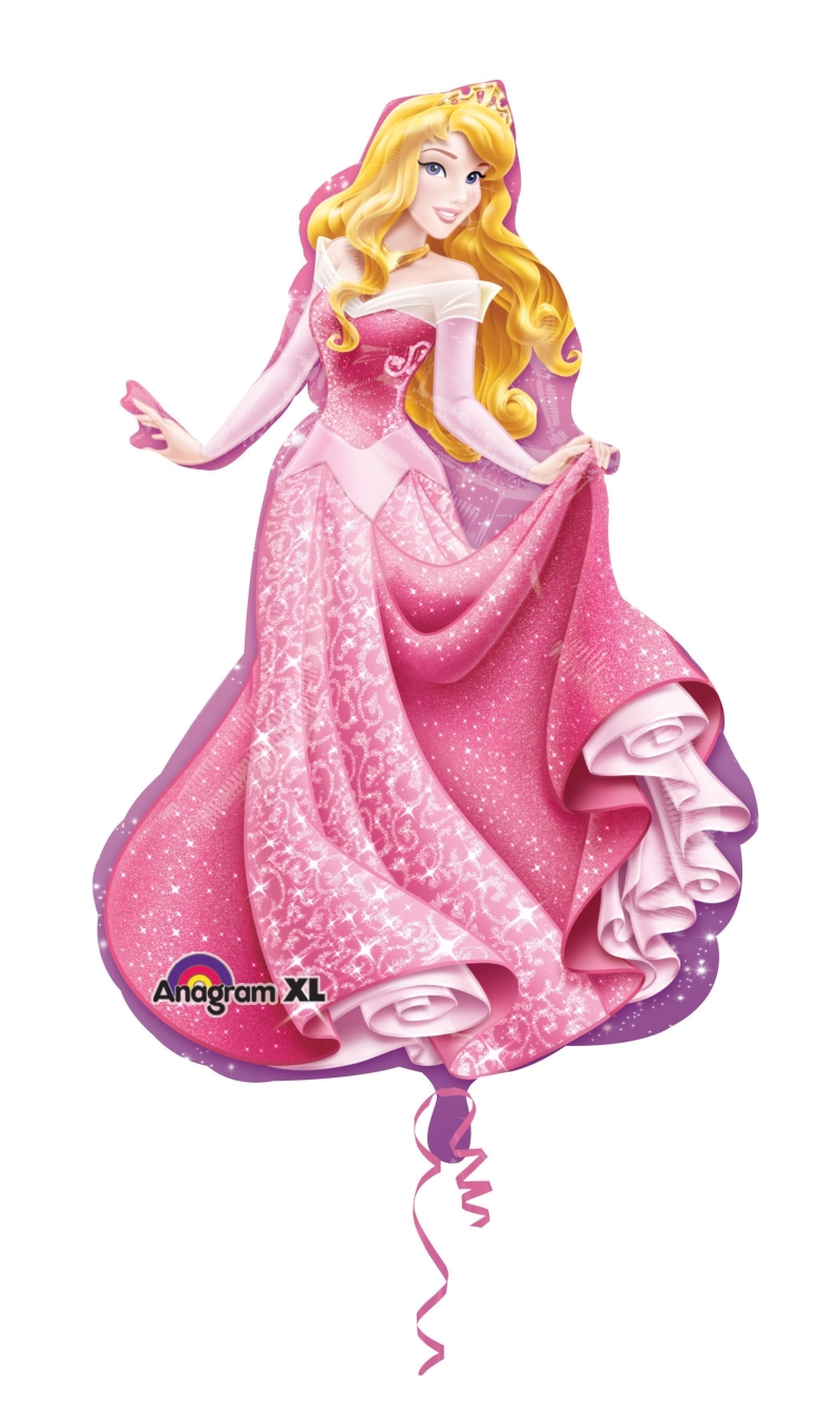Princess Sleeping Beauty Super Shape Foil Balloon 23" x 34" (58cm x 86cm)