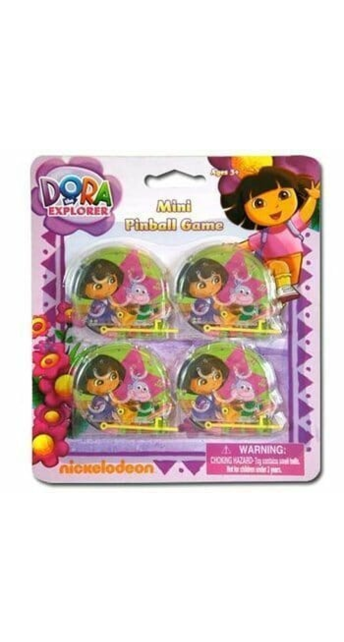 Dora the Explorer Mini Pinball Game - 4 pk