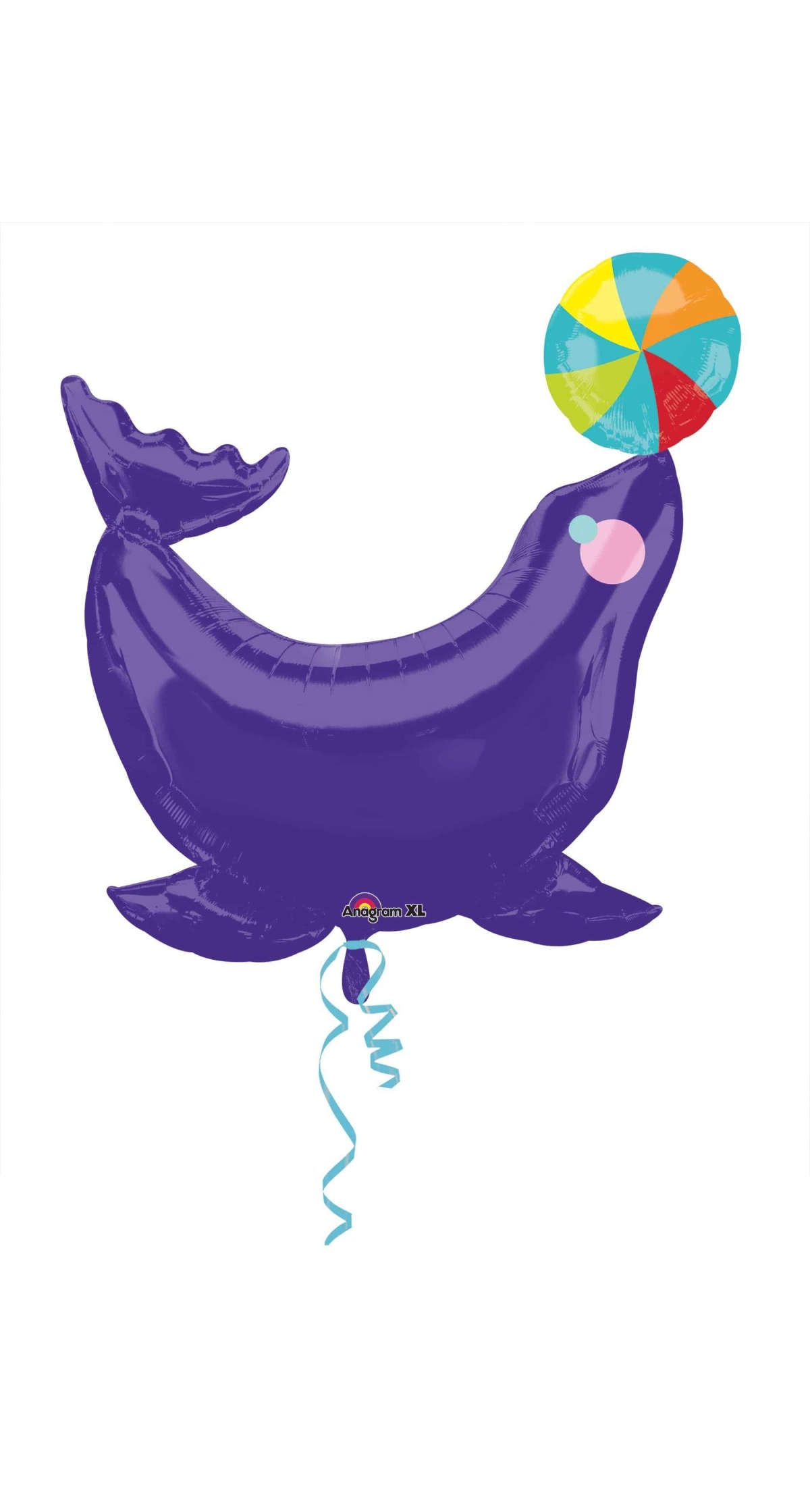 Circus Seal Super Shape Foil Balloon 28'' x 32'' (71cm x 81cm)