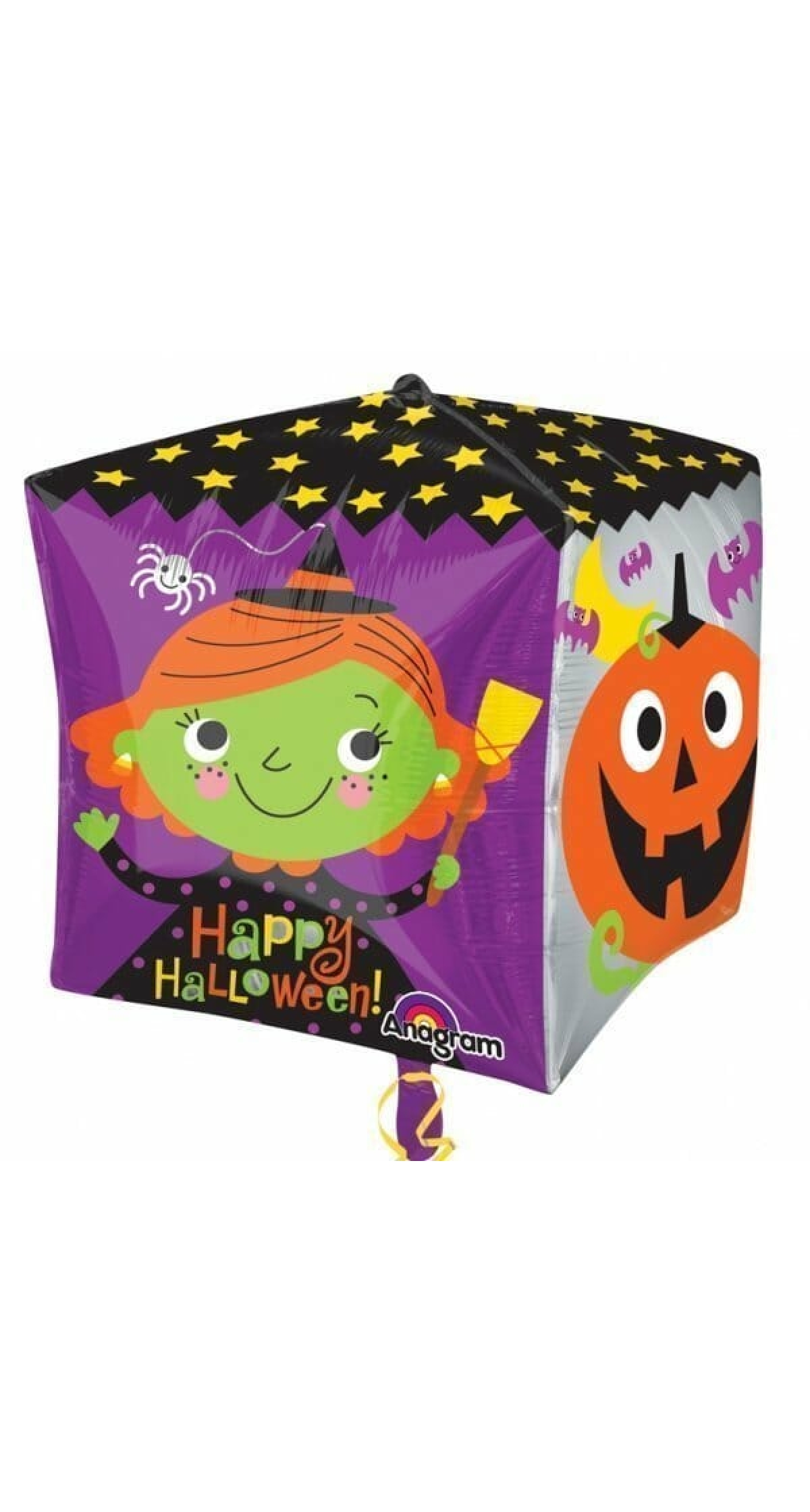 Halloween Characters Cubez Foil Balloon - 15" x 15" (38cm x 38cm)
