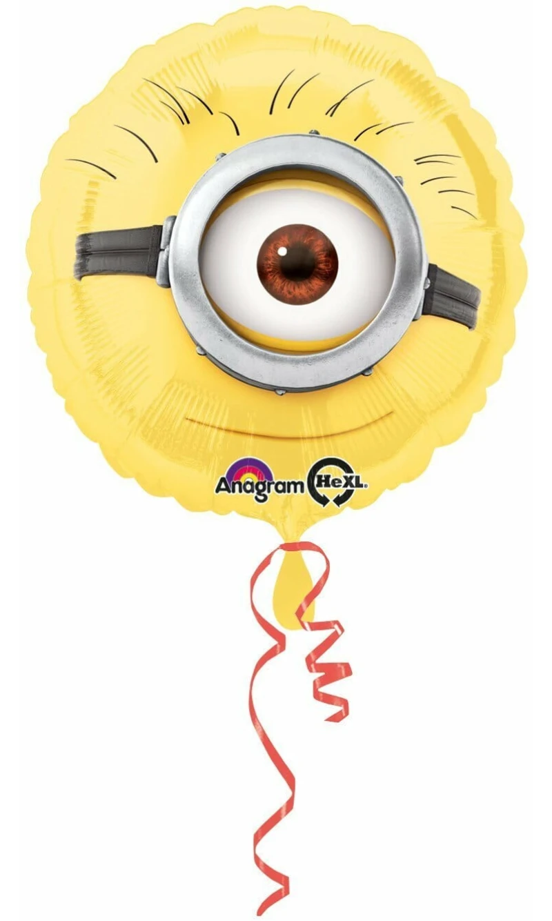 Minions Round Foil Balloon 17" (43cm)